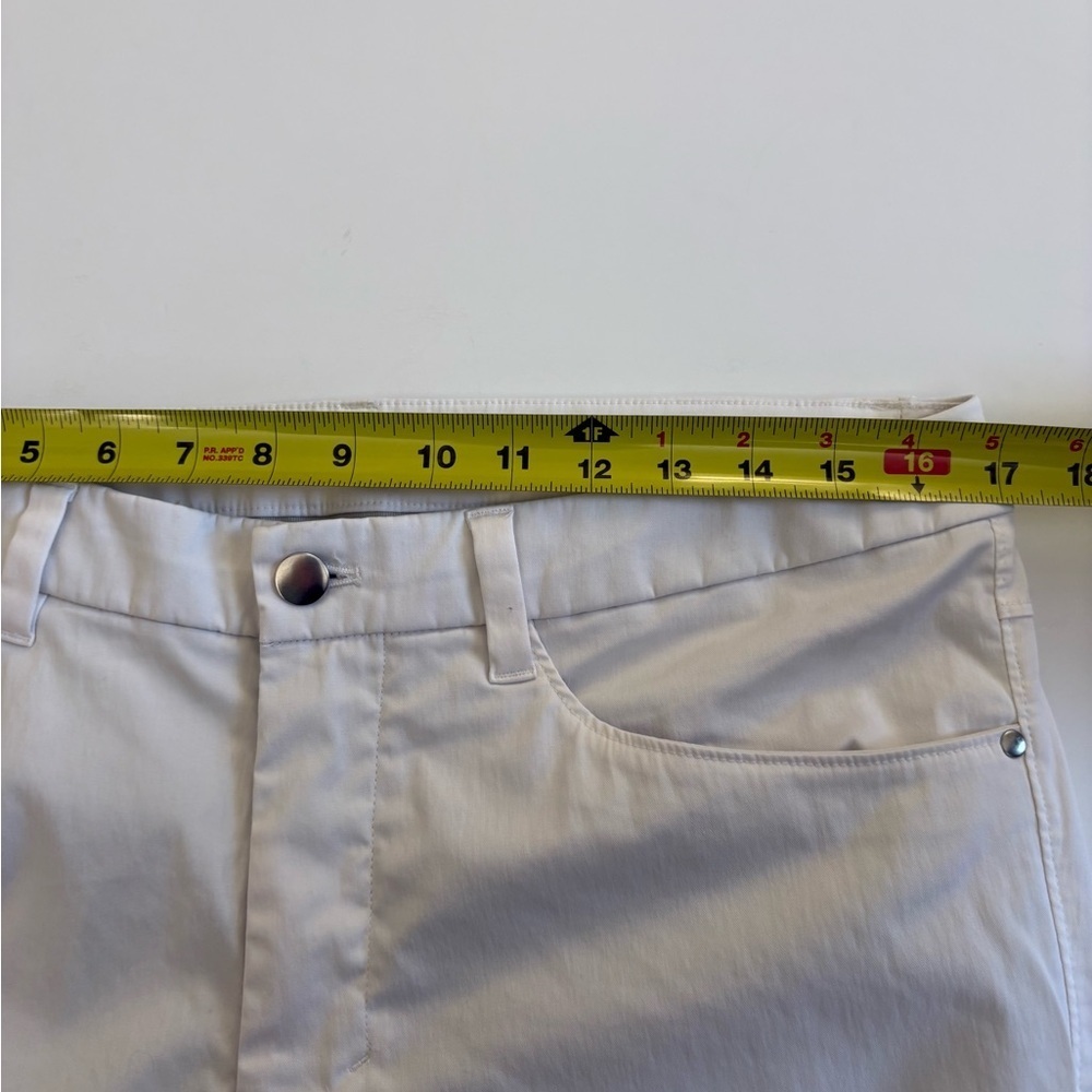 Lululemon Men ABC Slim Pant Size 32 White *see description - Picture 7 of 14
